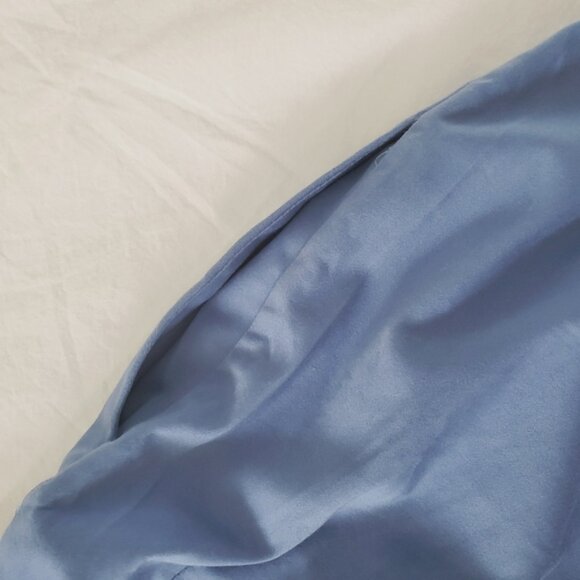 FRENCH CONNECTION- Cerulean Frost Blue Tiffany Strapless Pleated Pocket … - Picture 6 of 10